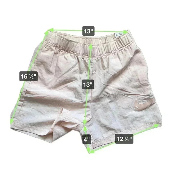 NWT NIKE Women's Swoosh Woven Easy Shorts Hybrid Beach Pink DM6752 Size S - Picture 3 of 6